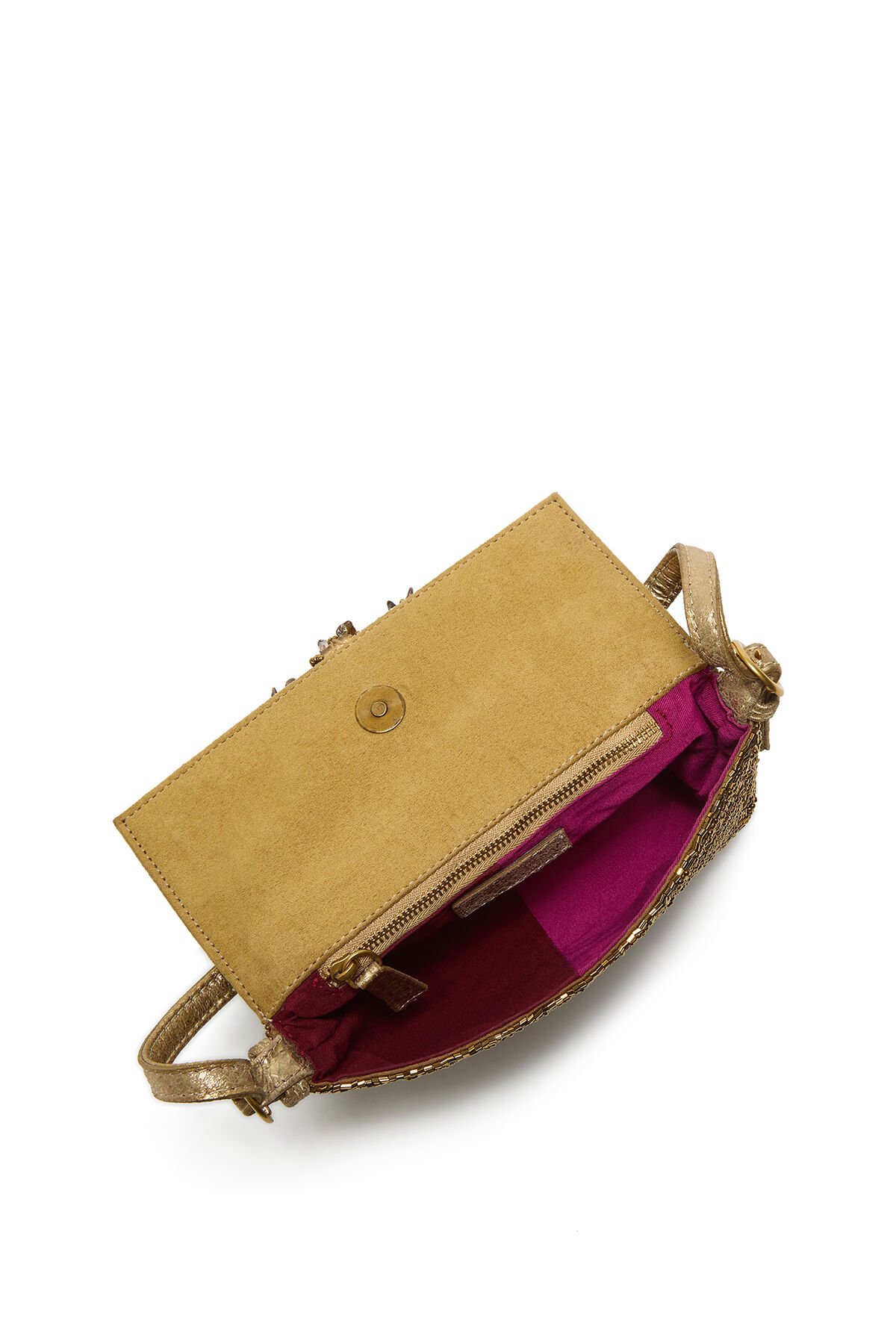 Maliparmi BORSA PICCOLA A SPALLA ICONIC BEADS Old Gold BF000591242 Maliparmi BORSA PICCOLA A SPALLA ICONIC BEADS Old Gold BF000591242