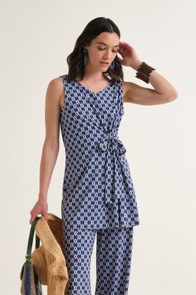 Malìparmi DIAMOND GLOW TOP Blue JP556570674