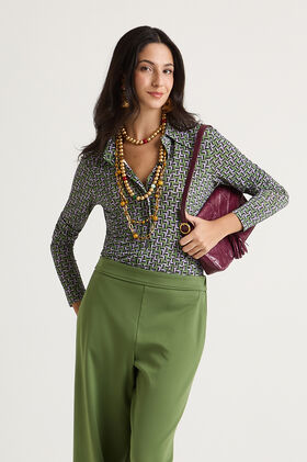 Maliparmi MALI STONES JERSEY HEMD Grün JM209970656