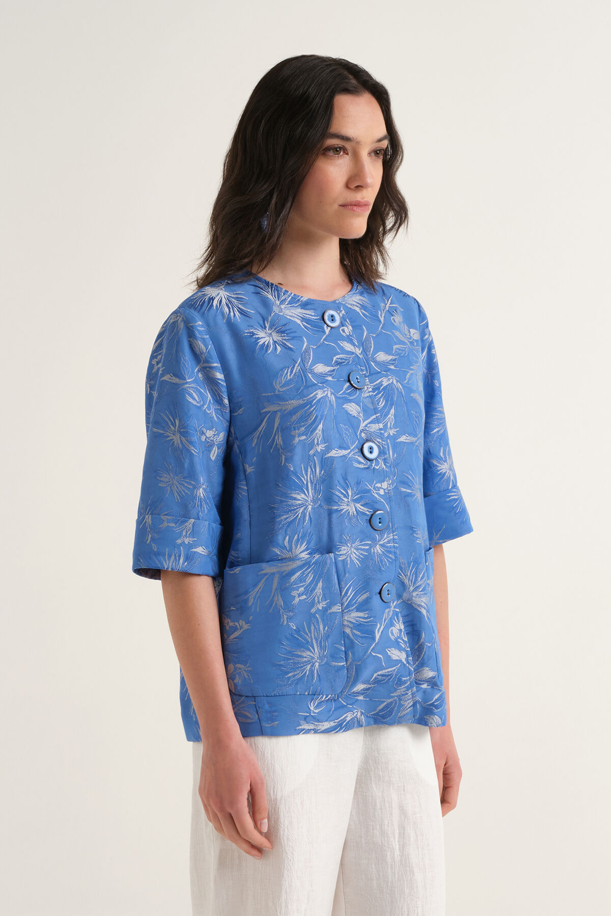 Malìparmi BREEZE D'ÉTÉ JACKE Blau JD648150670
