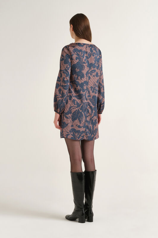 Maliparmi SWEET FOLIAGE DRESS Blue JF680750688