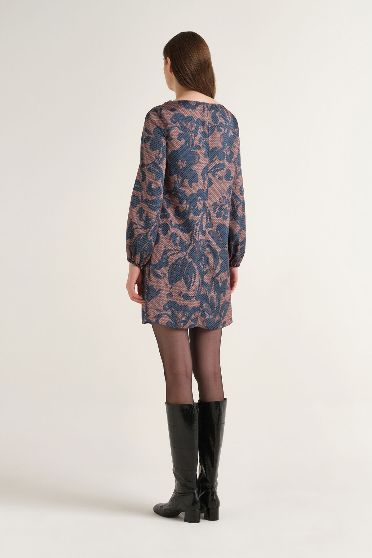 Maliparmi SWEET FOLIAGE DRESS Blue JF680750688