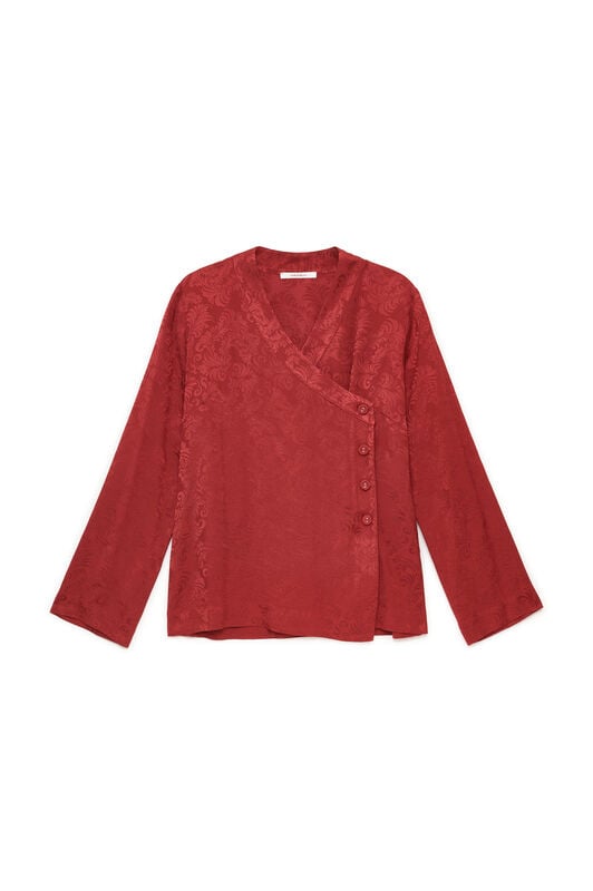 Maliparmi CAMICIA DAMASK JACQUARD Arancio Scuro JM559850684 Maliparmi CAMICIA DAMASK JACQUARD Arancio Scuro JM559850684