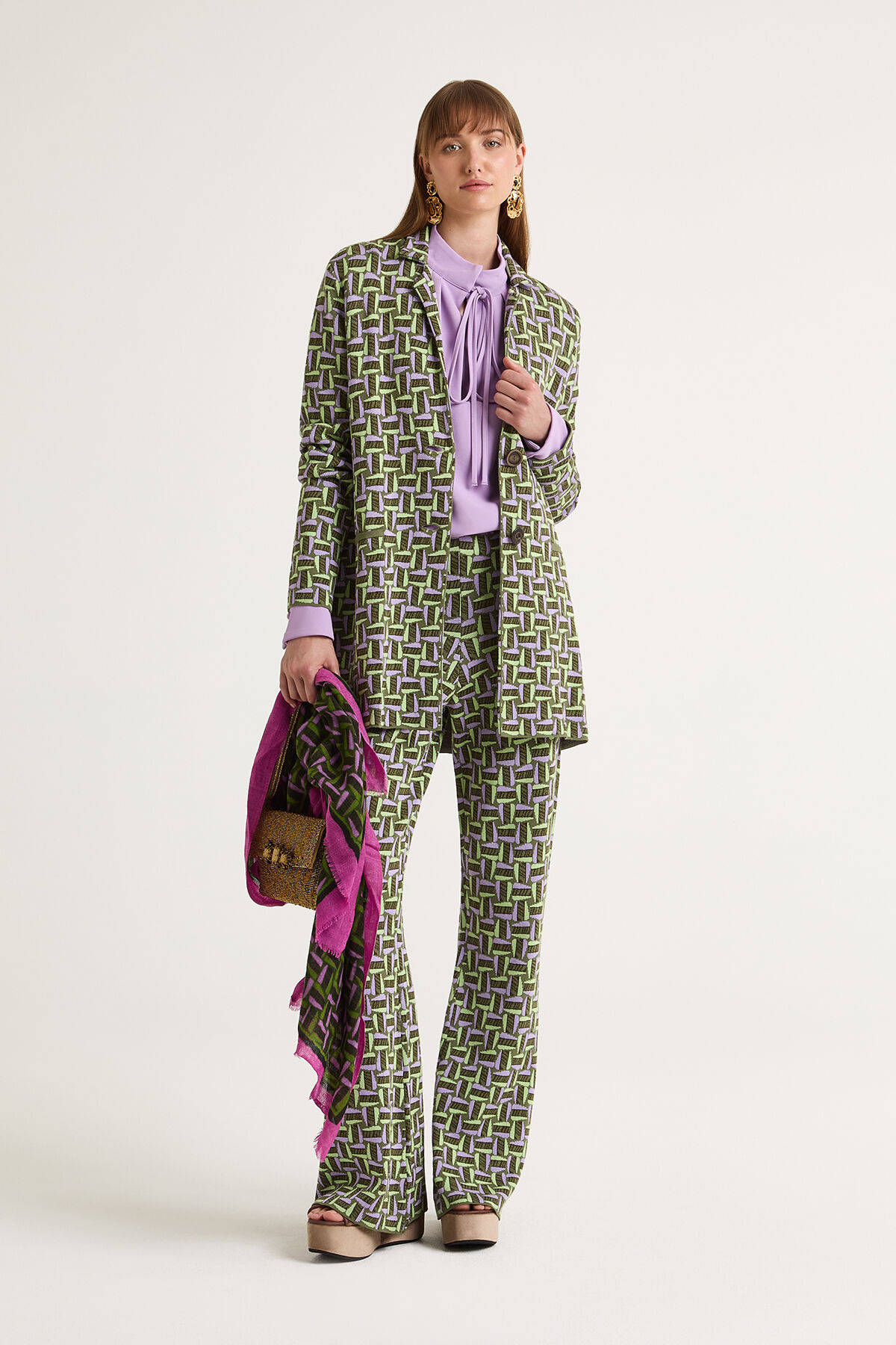 Maliparmi NEW JACQUARD JACKE Grün JD647678208 Maliparmi NEW JACQUARD JACKE Grün JD647678208
