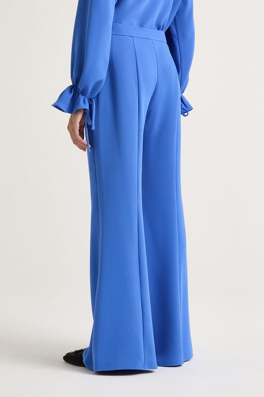 Maliparmi SABLÈ CREPE TROUSERS Electric Blue JH756650166 Maliparmi SABLÈ CREPE TROUSERS Electric Blue JH756650166