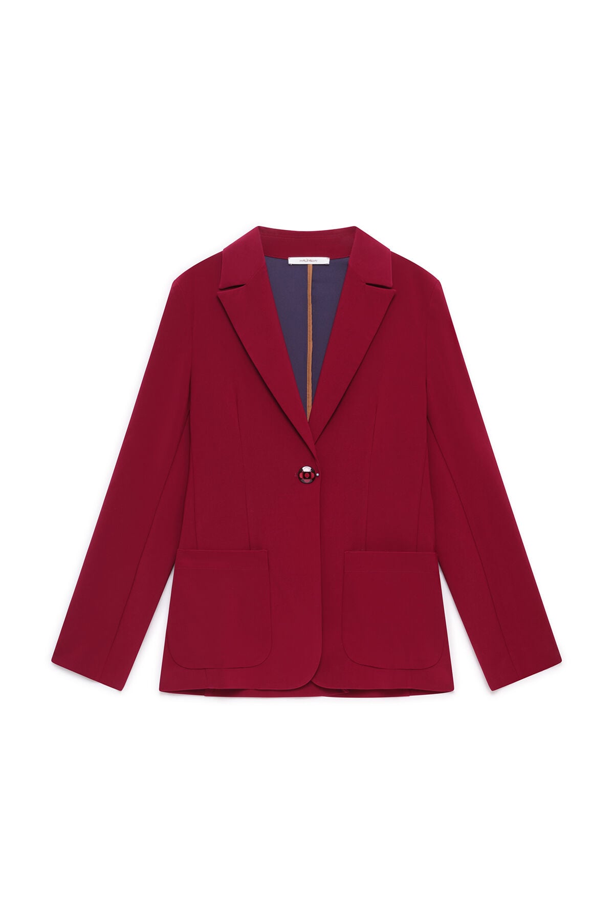 Maliparmi TECNO JERSEY BLAZER Bordeaux JD645570226