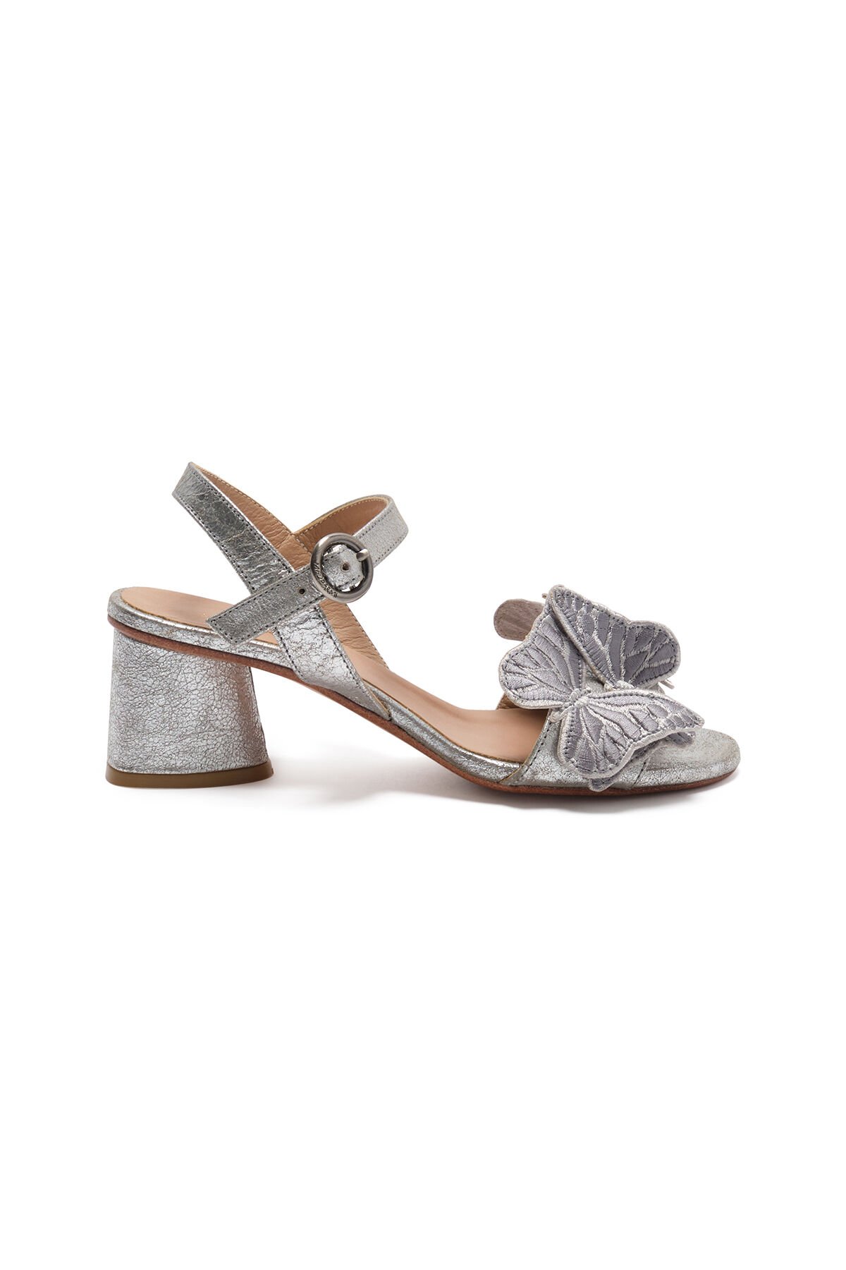 Malìparmi CHIC BUTTERFLY SANDAL Old Silver SA097407236 Malìparmi CHIC BUTTERFLY SANDAL Old Silver SA097407236