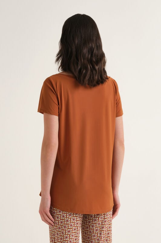 Malìparmi SOFT JERSEY CAMISETA Caramelo JK028170210 Malìparmi SOFT JERSEY CAMISETA Caramelo JK028170210