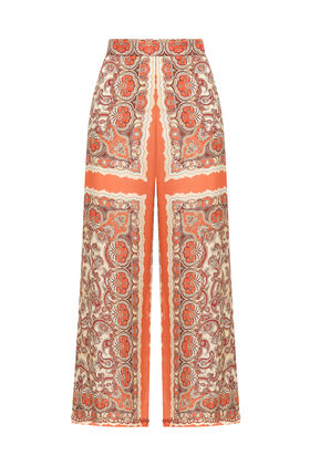 Malìparmi SUNSET PAISLEY TROUSERS Beige JH805350662