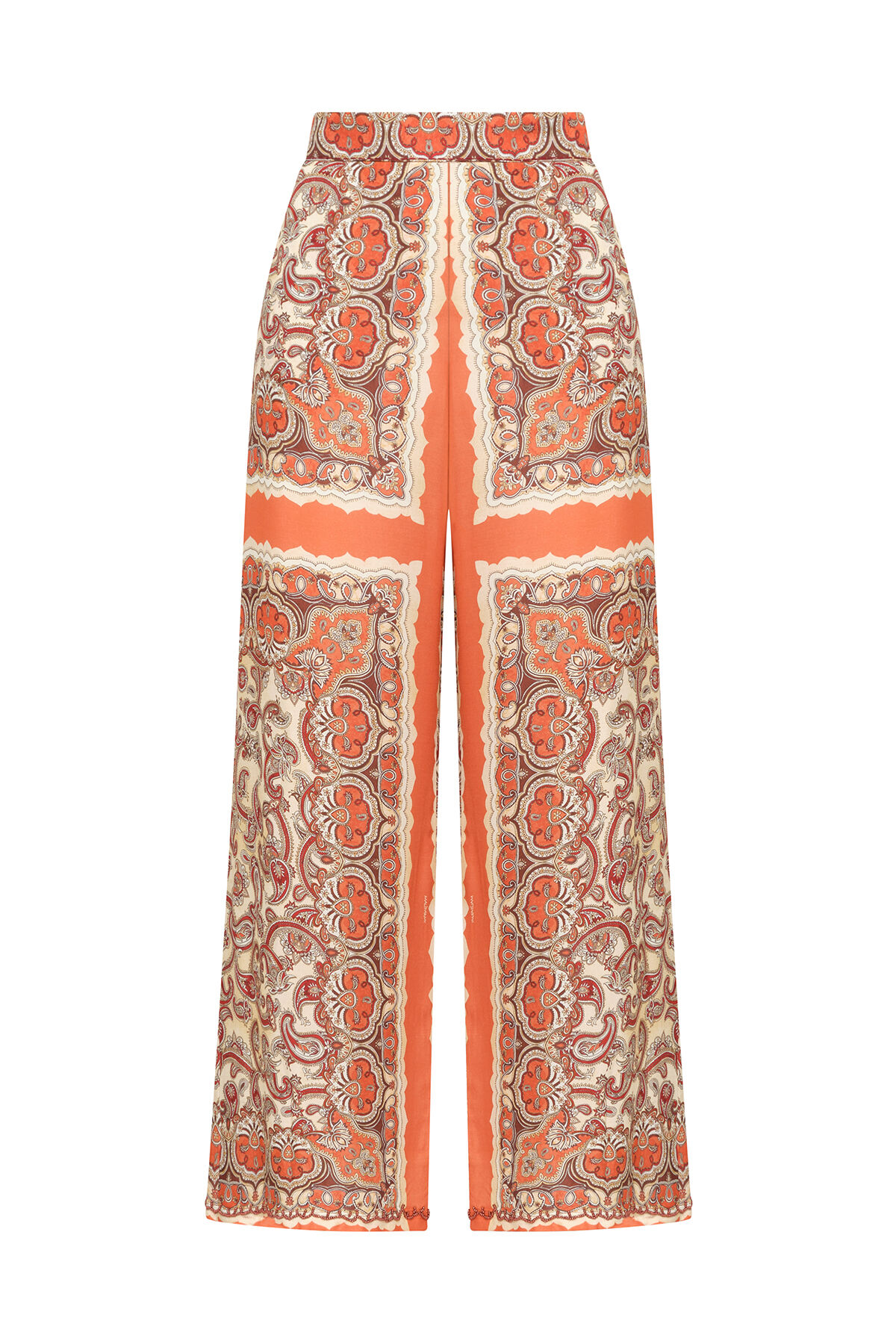 Malìparmi SUNSET PAISLEY TROUSERS Beige JH805350662