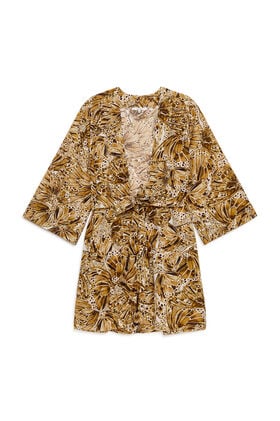 Malìparmi SWEET BUTTERFLY ROBE Cuir JF669615217