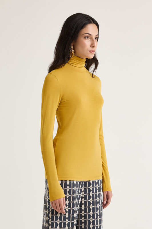 Maliparmi COLOURS OF THE WORLD T-SHIRT Mustard JK026070229