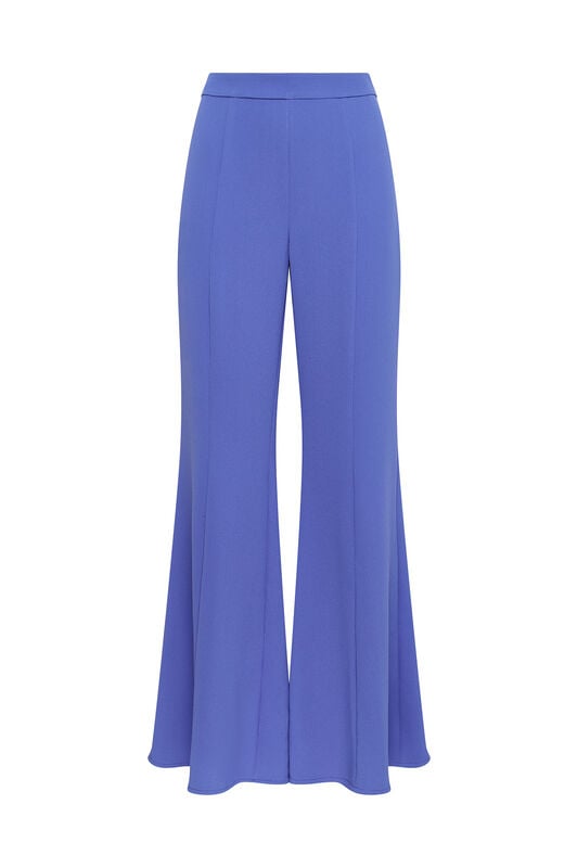Maliparmi SABLÈ CREPE TROUSERS Electric Blue JH756650166 Maliparmi SABLÈ CREPE TROUSERS Electric Blue JH756650166