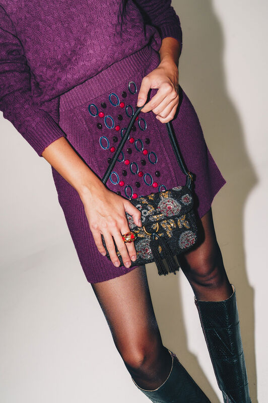 Maliparmi JEWEL WOOL SKIRT Must JG666278201