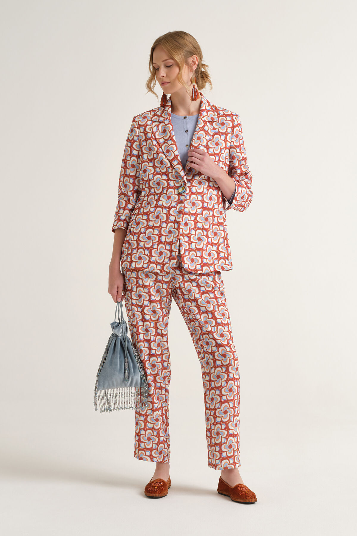 Malìparmi MOULINÈ CADY TROUSERS Brown JH807050668