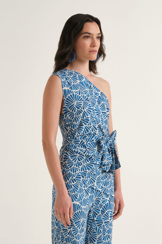 Malìparmi TOP SHELL TOP Bleu JP556070672