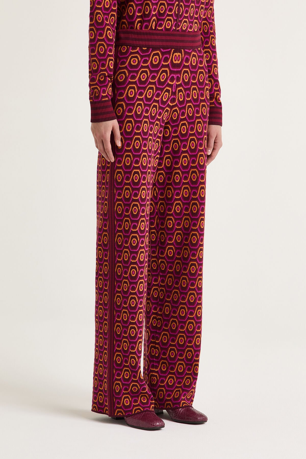 Maliparmi ROLLING CHAIN TROUSERS Dark Brown JH804978207