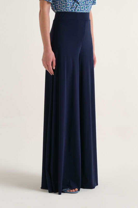 Malìparmi SOFT JERSEY PANTALÓN Azul Marino JH011770210