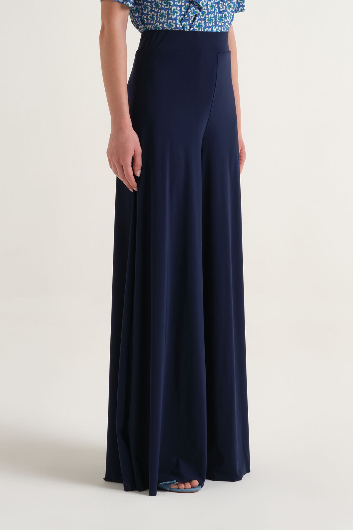 Malìparmi SOFT JERSEY PANTALÓN Azul Marino JH011770210