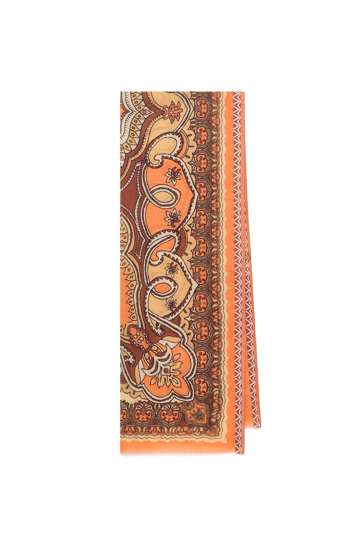 Malìparmi COLLECTION PRINT STOLE 196X69 Orange IB034210216 Malìparmi COLLECTION PRINT STOLE 196X69 Orange IB034210216