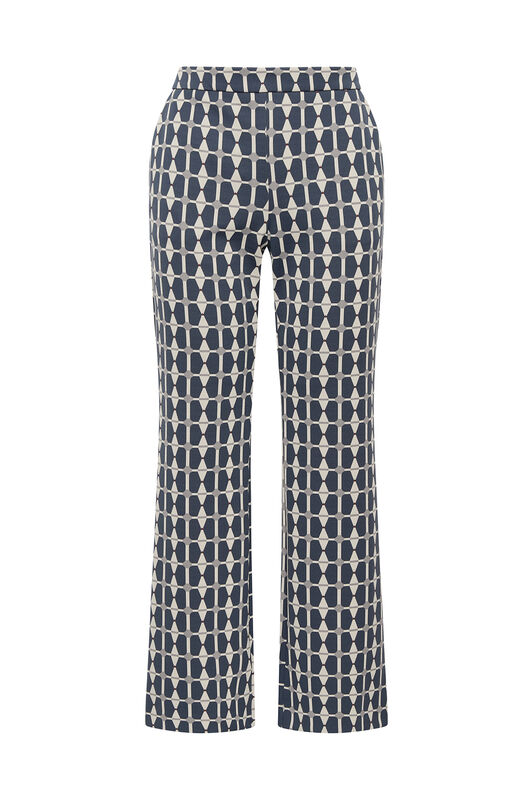 Maliparmi GEOMETRIC JACQUARD TROUSERS Grey JH747960168