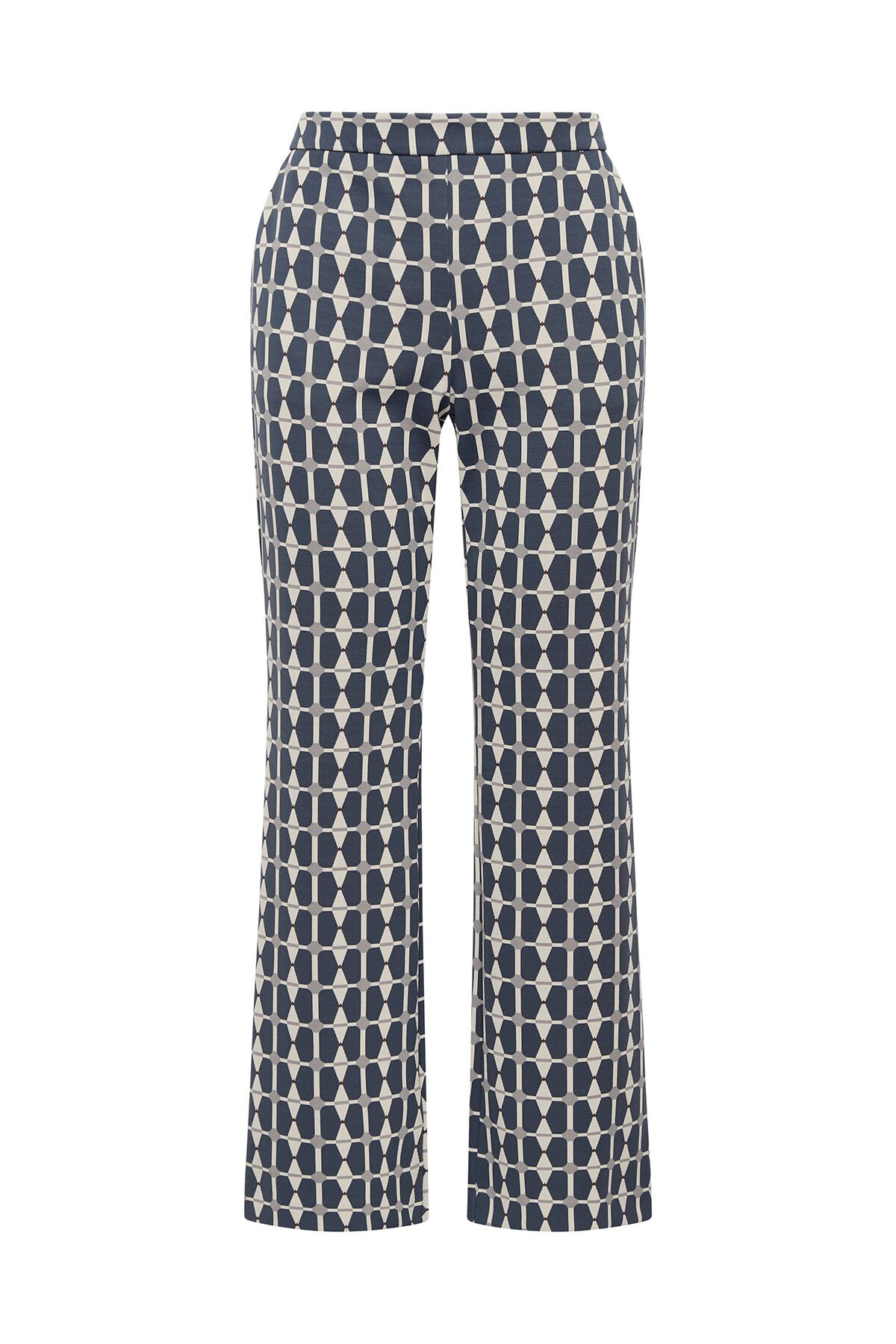 Maliparmi GEOMETRIC JACQUARD TROUSERS Grey JH747960168