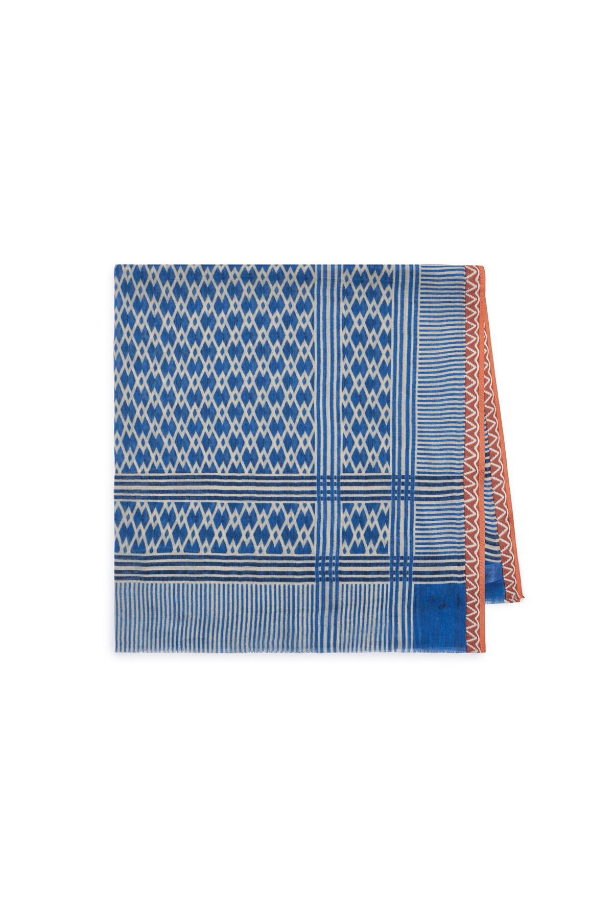 Malìparmi COLLECTION PRINT SCARF 90X90 Blue IR002410216 Malìparmi COLLECTION PRINT SCARF 90X90 Blue IR002410216