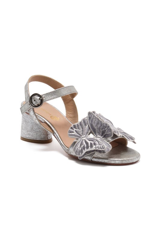 Malìparmi CHIC BUTTERFLY SANDAL Old Silver SA097407236 Malìparmi CHIC BUTTERFLY SANDAL Old Silver SA097407236