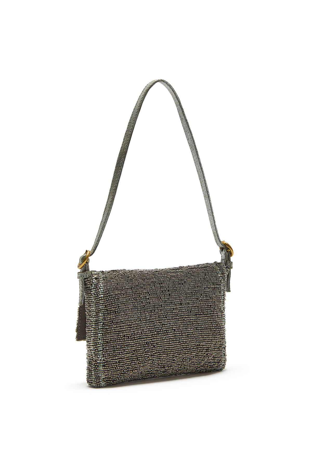 Maliparmi BORSA PICCOLA A SPALLA ICONIC BEADS Old Silver BF000591242 Maliparmi BORSA PICCOLA A SPALLA ICONIC BEADS Old Silver BF000591242