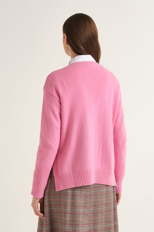 Maliparmi CASHMERE MERINOS KNIT Peony Pink JQ511474315 Maliparmi CASHMERE MERINOS KNIT Peony Pink JQ511474315