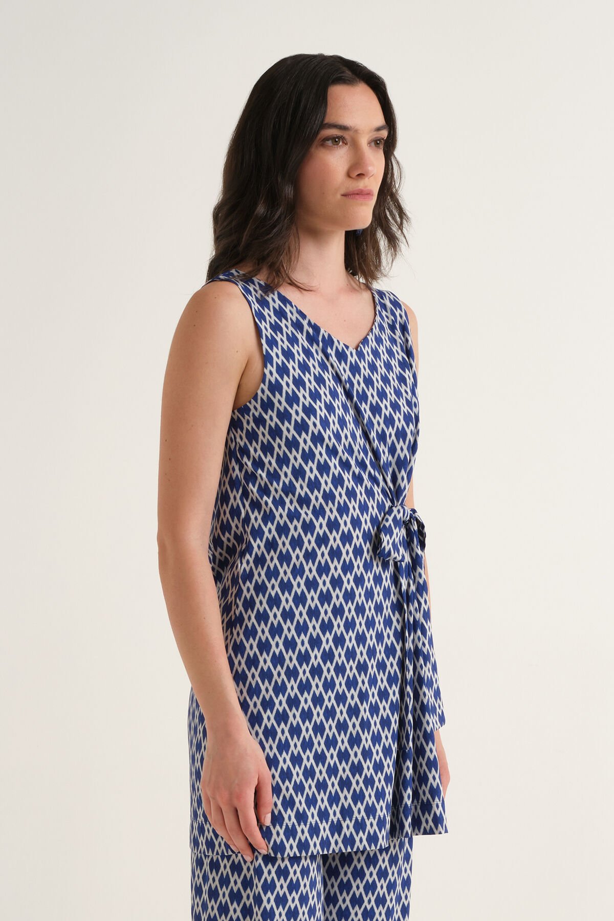 Malìparmi DIAMOND GLOW TOP Blue JP556570674