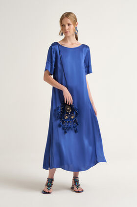 Malìparmi SHINY CADY DRESS Cobalt JF670950631