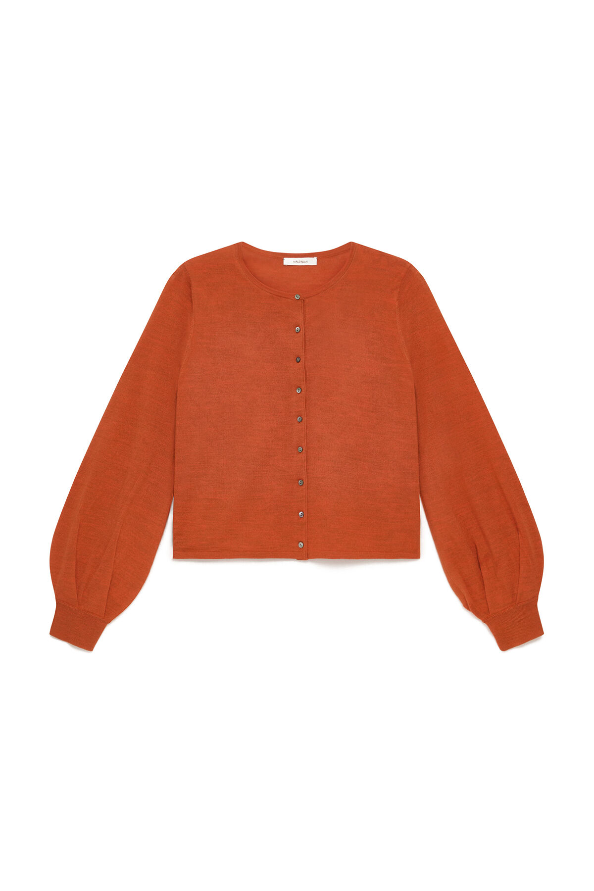 Maliparmi NEW MERINOS BLEND CARDIGAN Rust JN369778199 Maliparmi NEW MERINOS BLEND CARDIGAN Rust JN369778199
