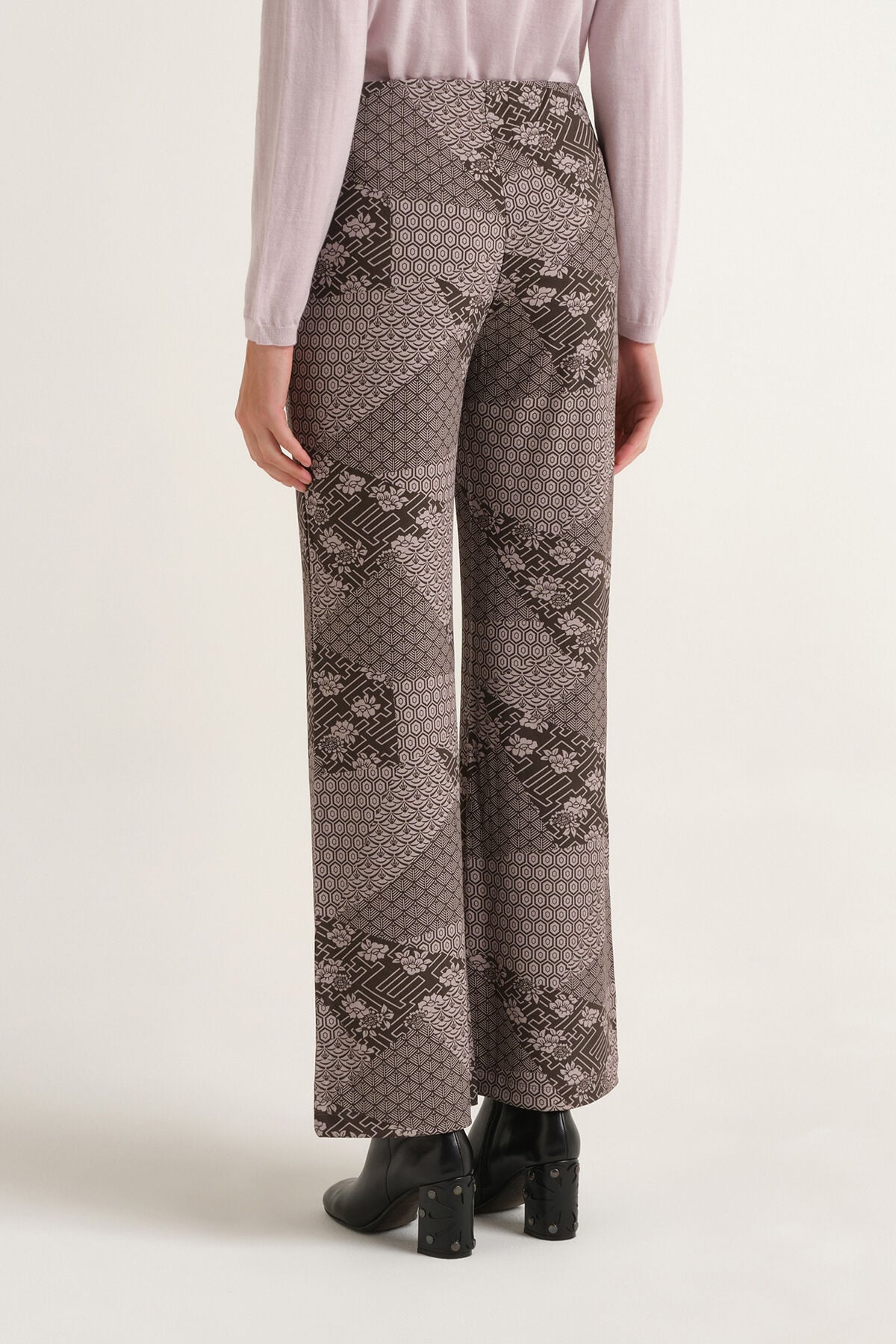 Maliparmi MOSAIC KIMONO TROUSER Grey JH400970679
