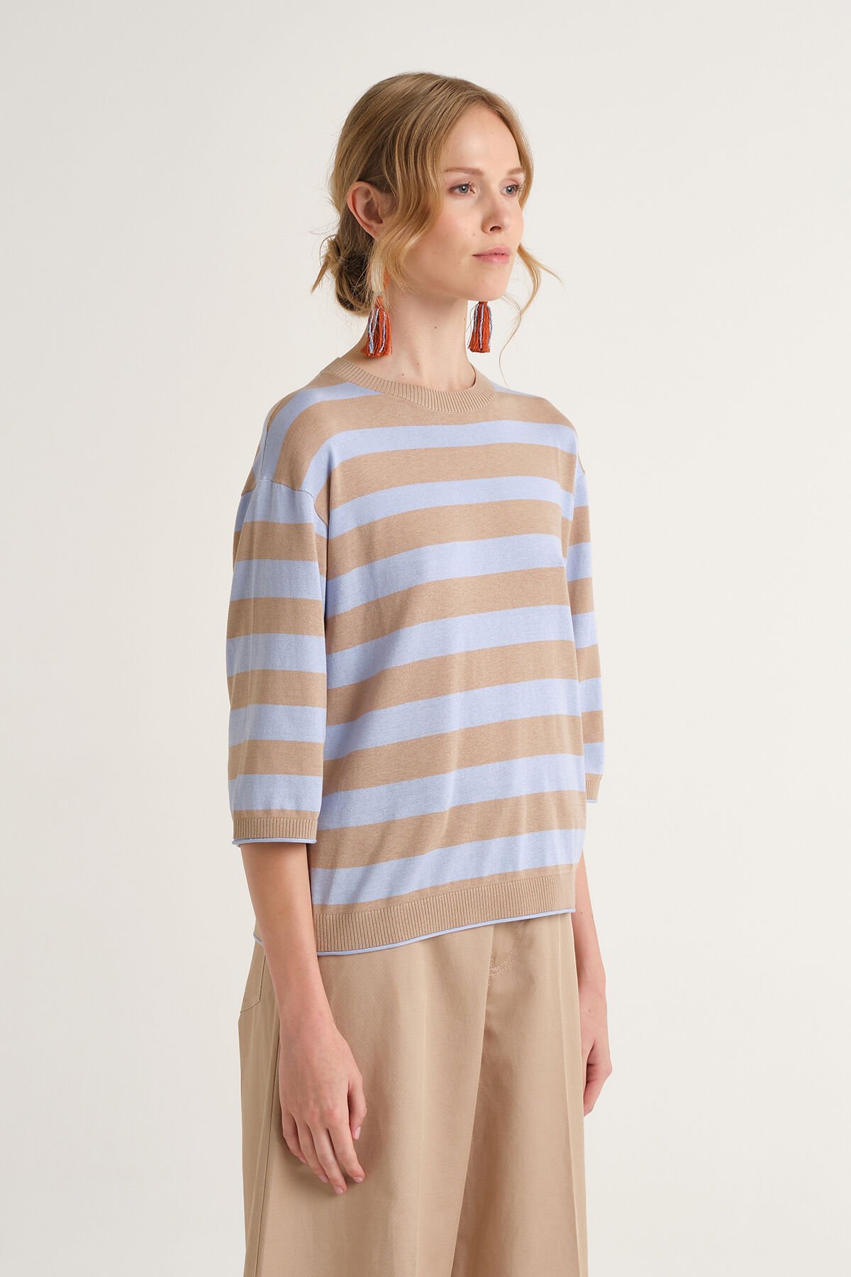 Malìparmi COLOURS OF THE WORLD PULL Beige JQ511678074