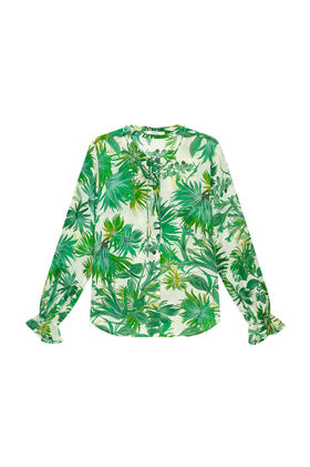 Malìparmi BOTANICAL JUNGLE SHIRT Green JM558350663