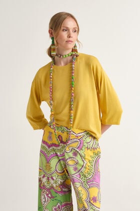 Malìparmi COLOURS OF THE WORLD SWEATER Yellow JQ511678074