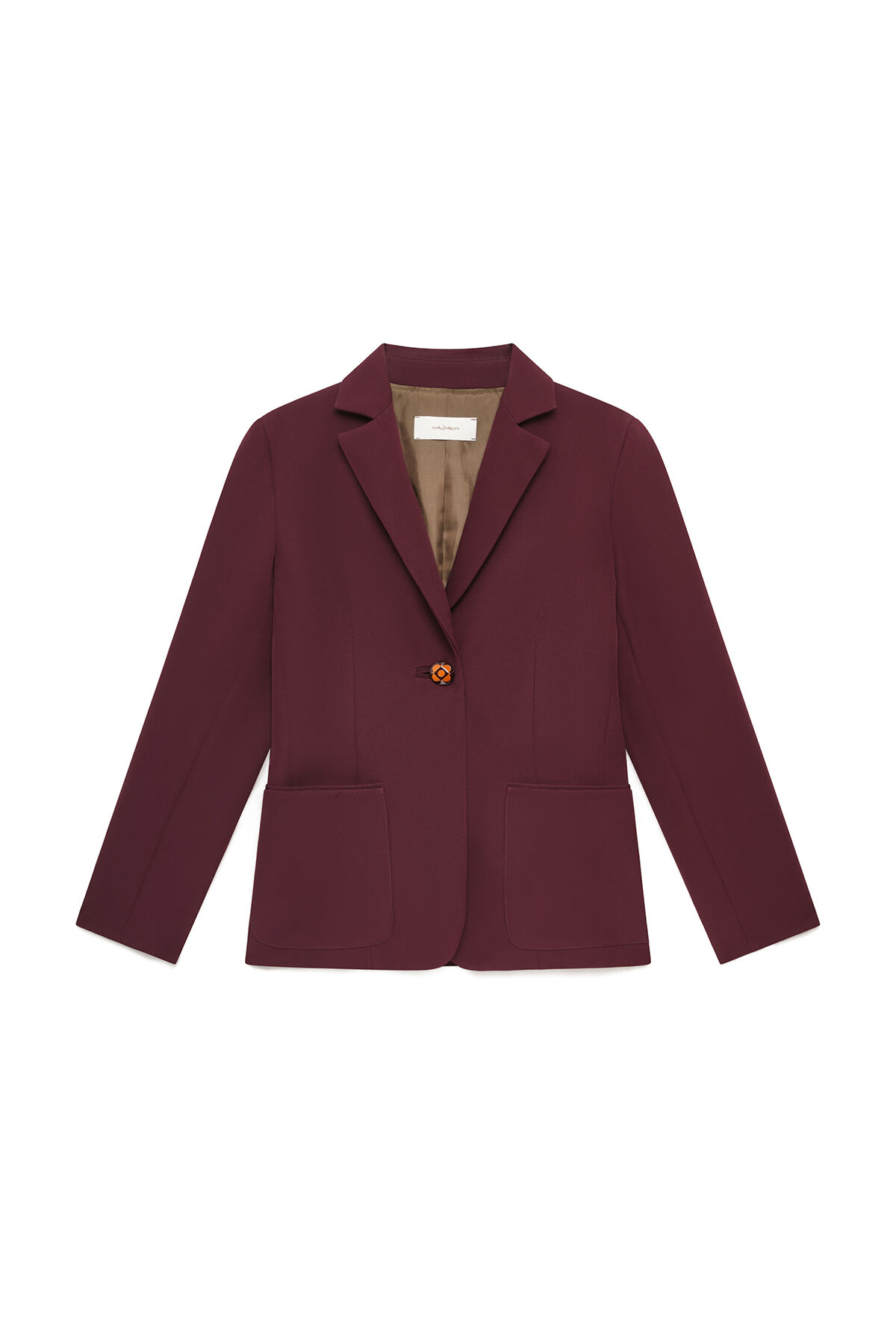 Maliparmi SLEEK MATTE BLAZER Bordeaux JD645550689 Maliparmi SLEEK MATTE BLAZER Bordeaux JD645550689