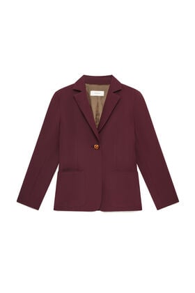 Maliparmi SLEEK MATTE BLAZER Bordeaux JD645550689 Maliparmi SLEEK MATTE BLAZER Bordeaux JD645550689