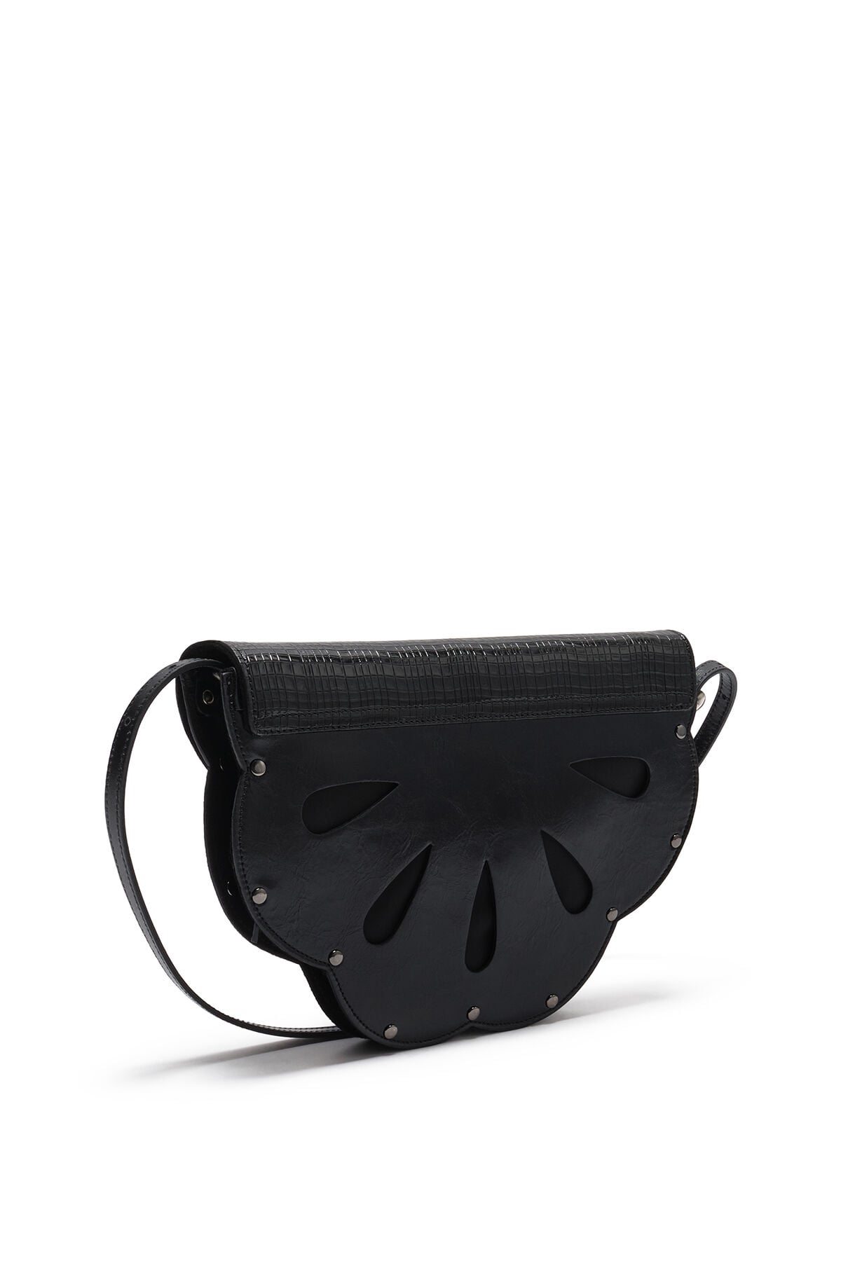 Maliparmi TRACOLLA PICCOLA LEATHER BLOOM Nero BB016301574 Maliparmi TRACOLLA PICCOLA LEATHER BLOOM Nero BB016301574
