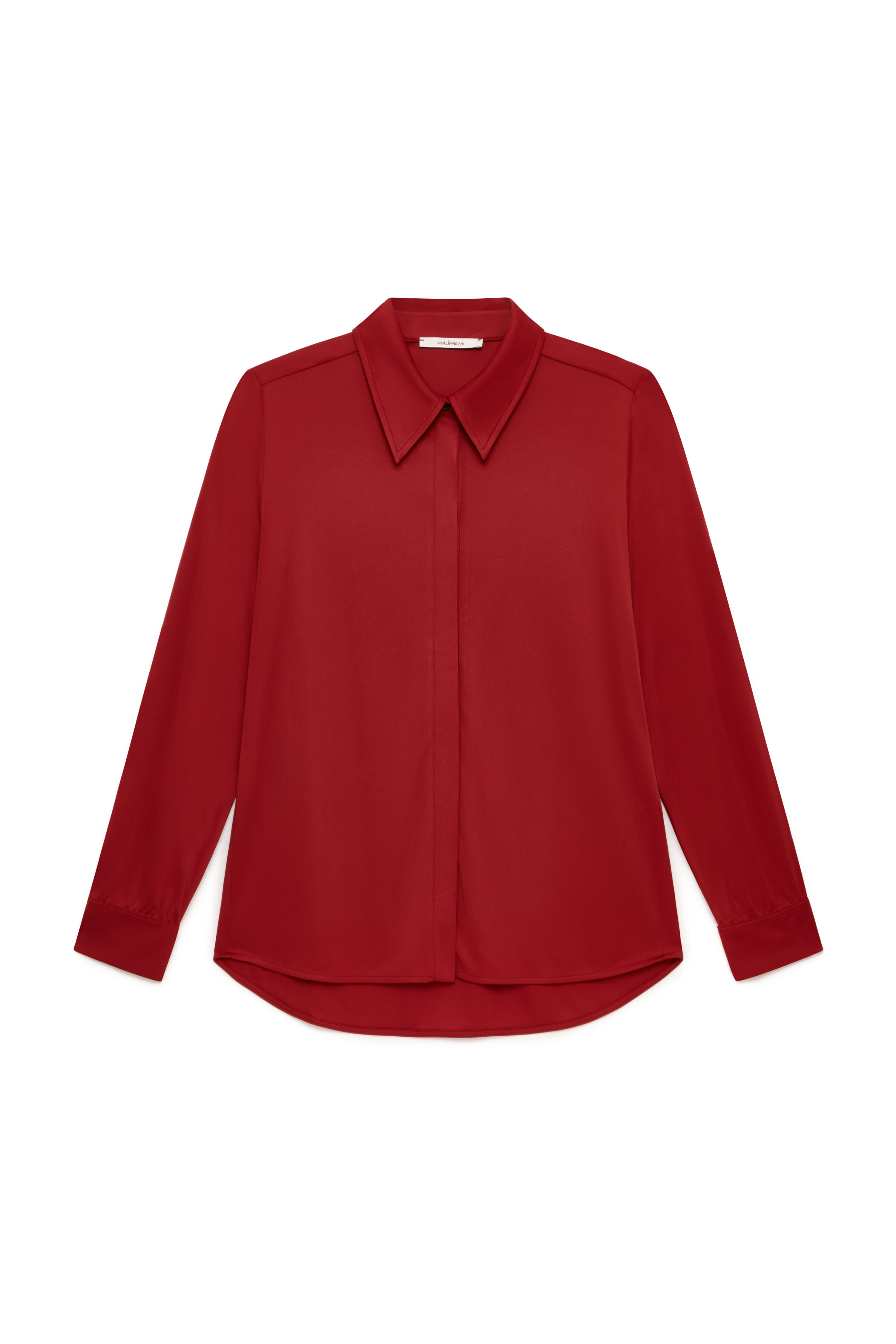 Maliparmi PLANE POLY JERSEY SHIRT Crimson JM556470683