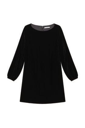 Maliparmi VELVET FLOW KLEID Schwarz JF681062026 Maliparmi VELVET FLOW KLEID Schwarz JF681062026