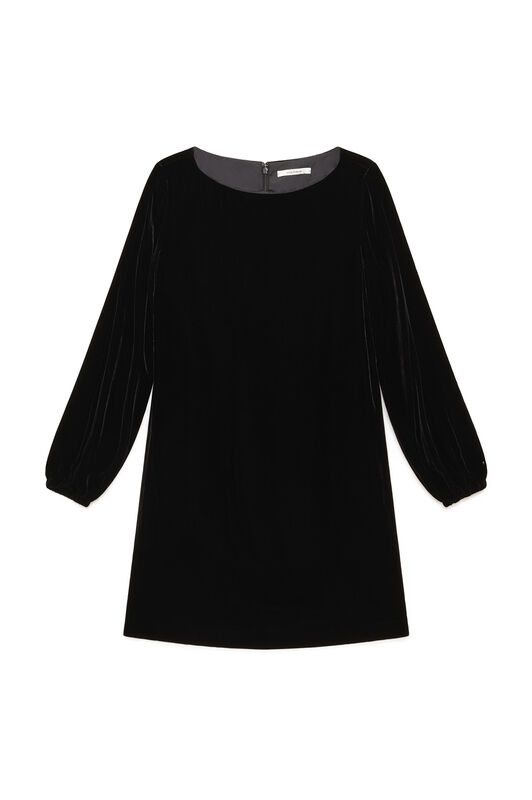 Maliparmi VELVET FLOW KLEID Schwarz JF681062026 Maliparmi VELVET FLOW KLEID Schwarz JF681062026