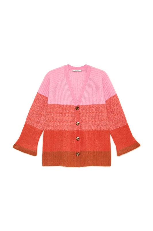 Maliparmi CARDIGAN WOOL WINTER SUNSET Marrone JN371378217 Maliparmi CARDIGAN WOOL WINTER SUNSET Marrone JN371378217