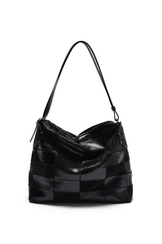 Maliparmi SACCA LEATHER BLOOM Nero BP007301574 Maliparmi SACCA LEATHER BLOOM Nero BP007301574