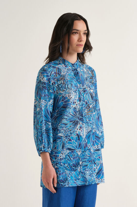 Malìparmi SWEET BUTTERFLY SHIRT Light Blue JM557415217