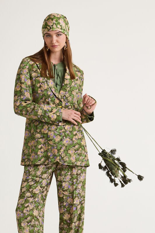 Maliparmi FLORAL SYMPHONY JACKET Green JD647750651 Maliparmi FLORAL SYMPHONY JACKET Green JD647750651