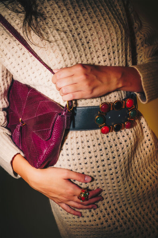 Maliparmi RECYCLE MERINO DRESS Warm Beige JF951178203