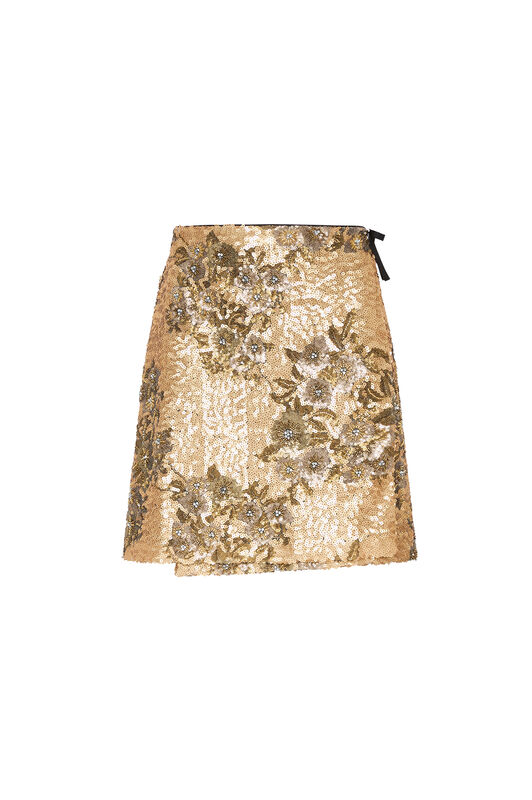 Maliparmi GONNA SPARKLING FLOWERS Oro JG665950656