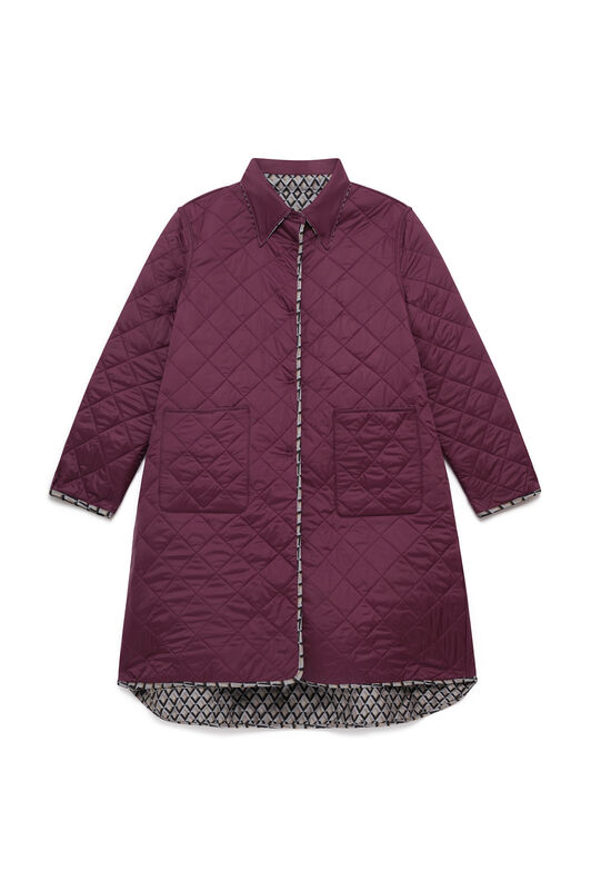 Maliparmi CAPPOTTO GEOMETRIC JACQUARD Grigio JB540150678 Maliparmi CAPPOTTO GEOMETRIC JACQUARD Grigio JB540150678